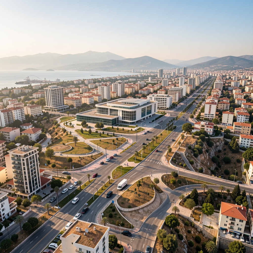 Antalya Muratpaşa ilçesinde Gazi Mustafa Kemal Bulvarı üzerindeki ofis konumunu gösteren harita görünümü