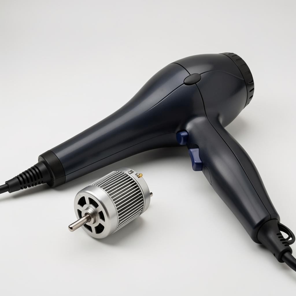 Profesyonel saç kurutma makinesi ve DC motor ile iyonizasyon teknoloji bileşenleri